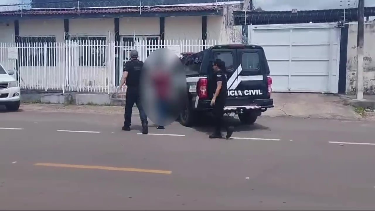 EM PORTO GRANDE, POLÍCIA CIVIL PRENDE HOMEM POR DESCUMPRIMENTO DE MEDIDA PROTETIVA, AMEÇA E PERSEGUIÇÃO